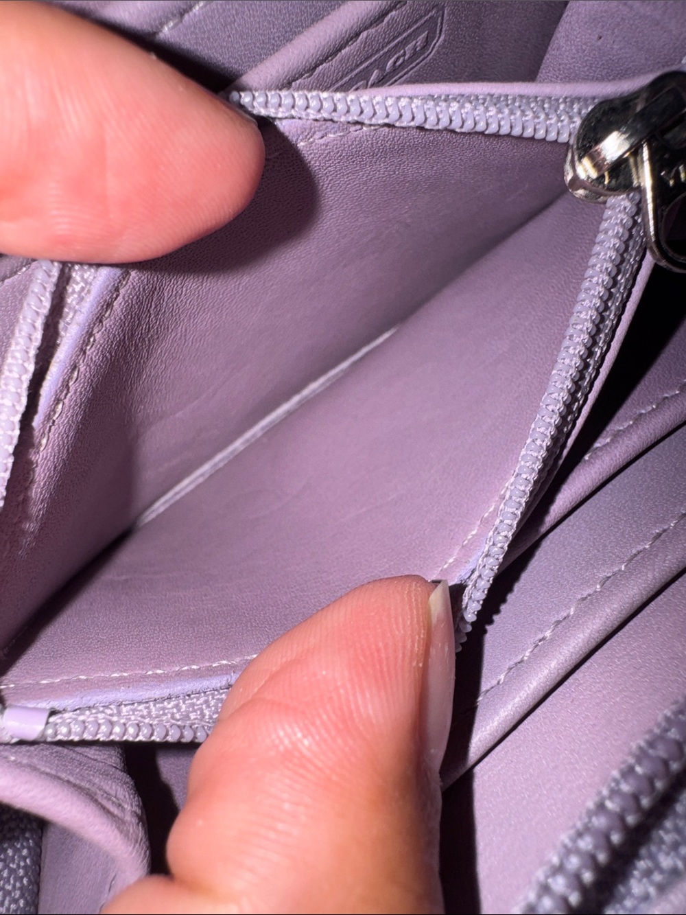 Coach lilac vintage card holder - Picture 10 of 17